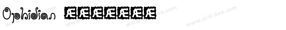 Ophidian 4字体转换